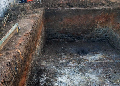 Excavación en roca para piscinas