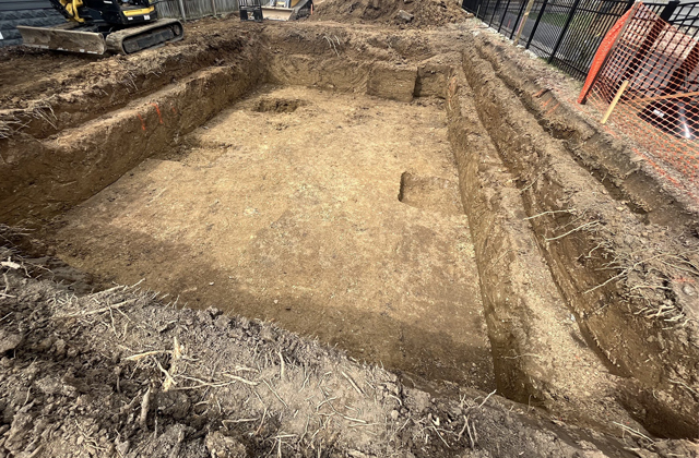 Excavación para vivienda y obra nueva