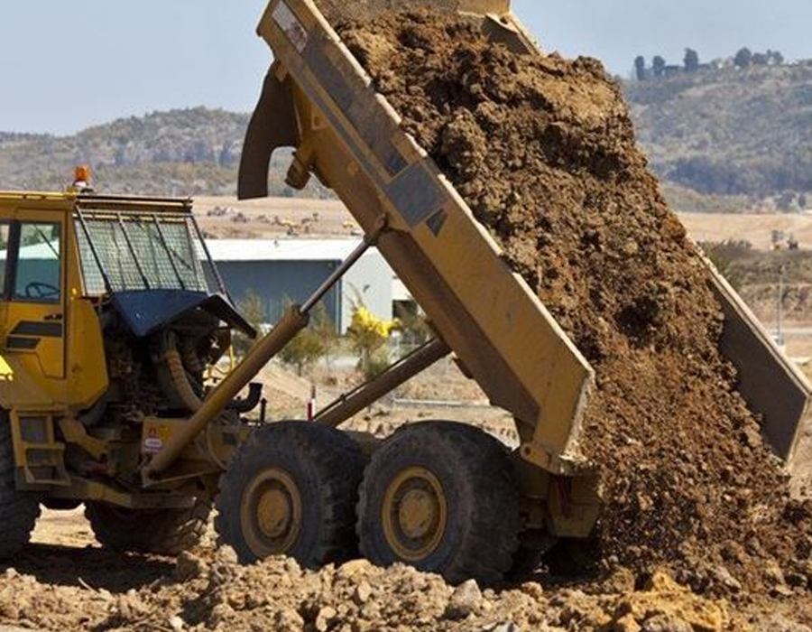 aporte y Retirada y gestión de tierras en obra
