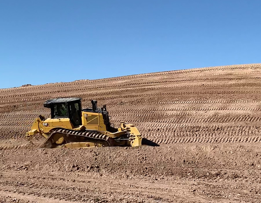 Explanación de terreno para obra en la provincia de Barcelona