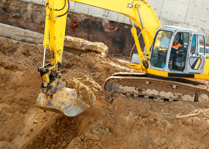 Excavación para muros de contención